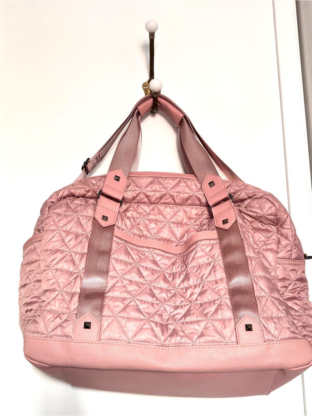 ISAAC MIZRAHI weekend Ready Carry All Bag baby pink Large